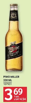 Piwo MILLER 330 ml promocja w Selgros