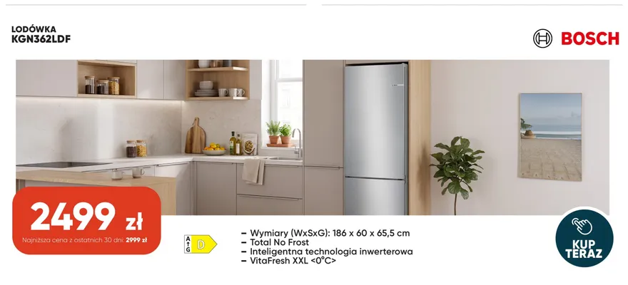 Lodówka Bosch promocja w Max Elektro