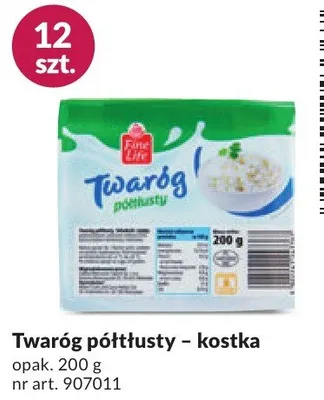 Twaróg półtłusty - kostka promocja w Makro