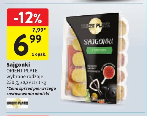 Sajgonki Orient Plate promocja w Intermarche