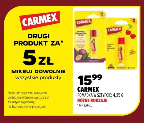 Pomadka w sztyfcie Carmex promocja w Drogerie Natura