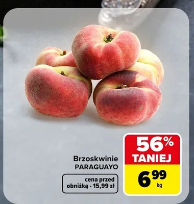Brzoskwinie Paraguayo promocja w Carrefour