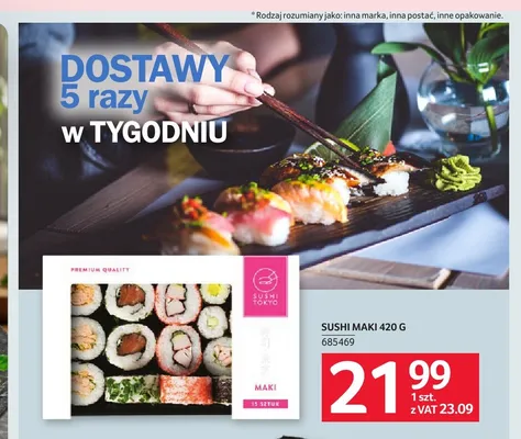 Sushi Maki Sushi Tokyo promocja w Selgros