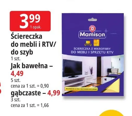 Ściereczki jak bawełna Mamison promocja w Leclerc
