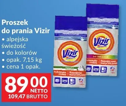 Proszek do prania Vizir promocja w Makro