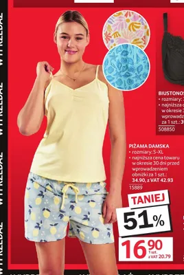 Piżama damska promocja w Selgros