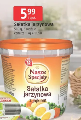 Sałatka jarzynowa promocja w Leclerc