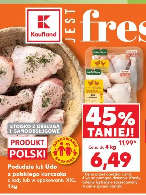 Podudzie z polskiego kurczaka promocja w Kaufland