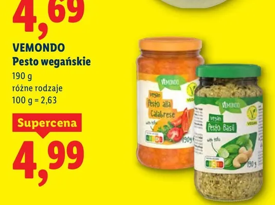 Pesto wegańskie promocja w Lidl