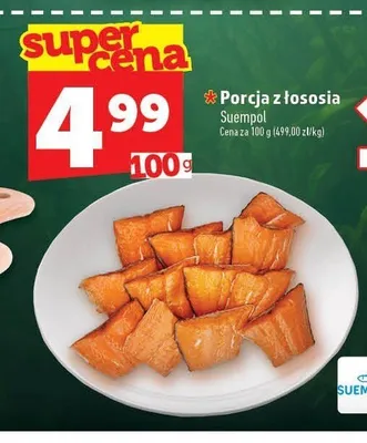 Porcja z łososia Suempol promocja w TOPAZ