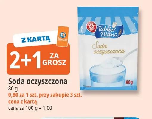 Soda oczyszczona Tablier Blanc promocja w Leclerc