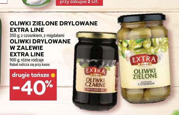 Oliwki drylowane w zalewie Extra Line promocja w Stokrotka