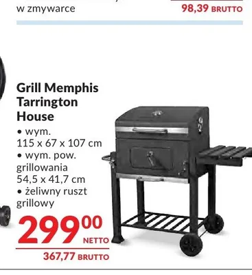 Grill Memphis Tarrington House promocja w Makro