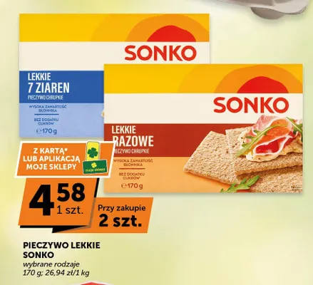 Pieczywo lekkie 7 ziaren Sonko promocja w ABC