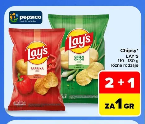 Chipsy Lay's Paprika promocja w Carrefour