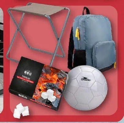 Akcesoria kempingowe i sportowe promocja w Aldi