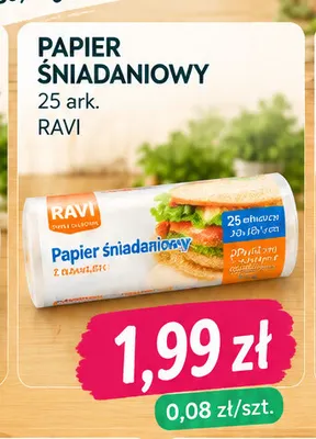 Papier śniadaniowy Ravi promocja w emma MARKET