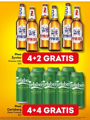 Piwo Carlsberg Pilsner Premium promocja w Żabka