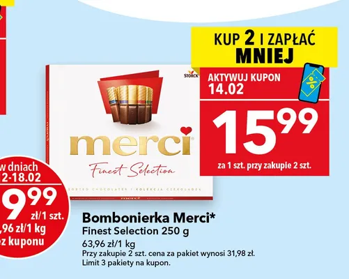 Bombonierka finest selection promocja w LEWIATAN