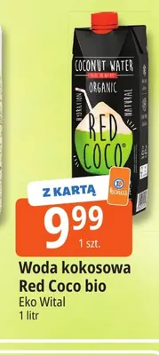 Woda kokosowa Red Coco bio promocja w Leclerc