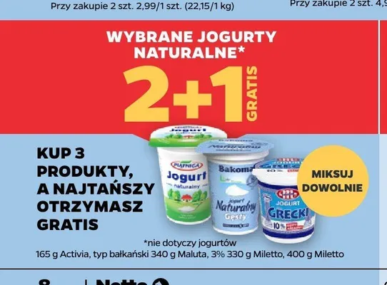 Jogurt grecki Zott primo promocja w Netto