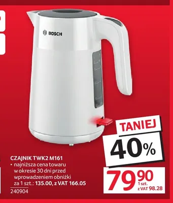 Czajnik TWK2 M161 Bosch promocja w Selgros