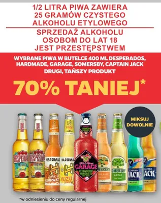 Piwo 70% taniej promocja w Netto