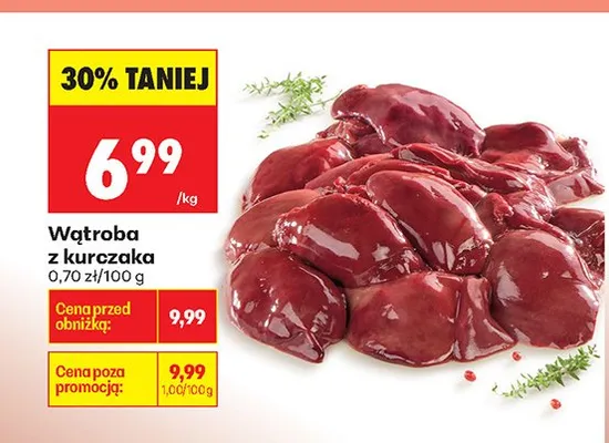 Wątroba z kurczaka promocja w Biedronka