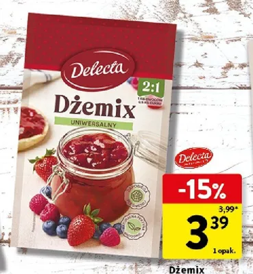 Dżemix uniwersalny Delecta promocja w Intermarche