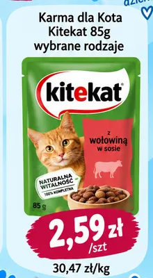 Karma dla kota Kitekat promocja w emma MARKET