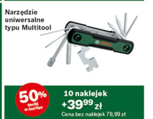 Narzędzie uniwersalne typu Multitool Bosch promocja w Auchan