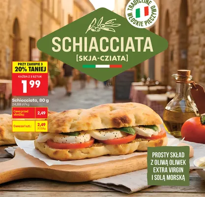 Schiacciata promocja w Biedronka
