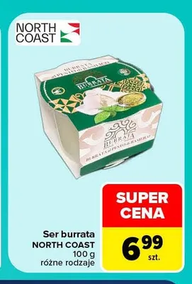 Ser burrata North Coast promocja w Carrefour