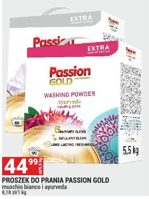 Proszek do prania Passion Gold promocja w Merkury Market