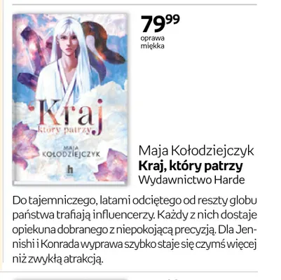Książka Kraj który patrzy Maja Kołodziejczyk promocja w Empik