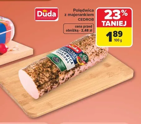 Polędwica z majerankiem Cedrob Duda promocja w Carrefour