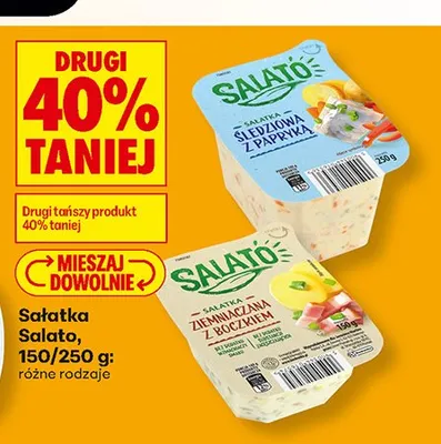 Sałatka śledziowa z papryką Salato promocja w Biedronka