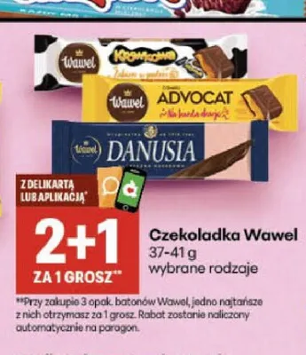 Czekoladka Wawel Danusia promocja w Delikatesy Centrum