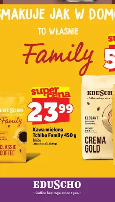 Kawa mielona Tchibo Family promocja w TOPAZ