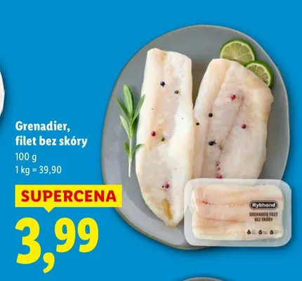 Grenadier, filet bez skóry promocja w Lidl