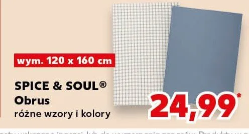 Obrus 120x260 cm promocja w Kaufland
