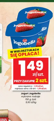Jogurt Jogobella Zott promocja w emma MARKET