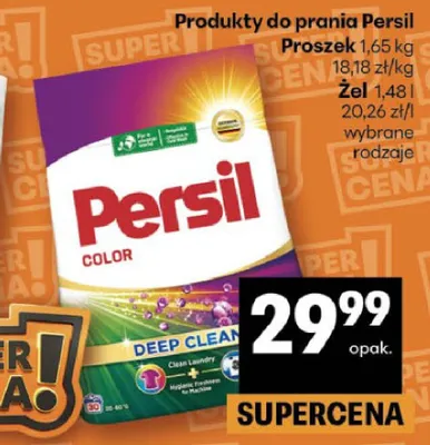 Proszek do prania color wybrane rodzaje promocja w Delikatesy Centrum