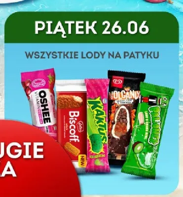 Lód na patyku Lotus Biscoff promocja w Żabka