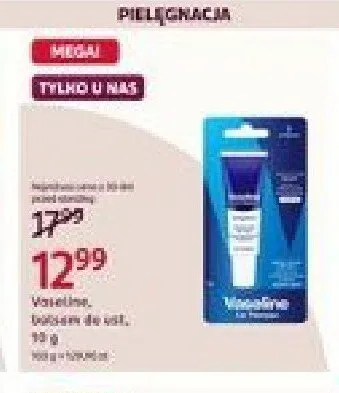 Balsam do ust Vaseline promocja w Rossmann
