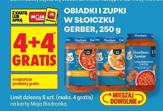 Obiadek Gerber Pomidorowa z ryżem promocja w Biedronka