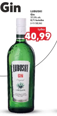 Gin Lubuski Original promocja w Kaufland