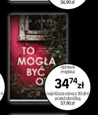 Książka To mogła być ona Lisa Jewell promocja w Empik