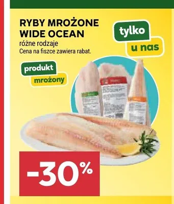 Ryby mrożone Wide Ocean promocja w Stokrotka