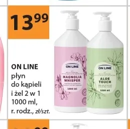 Płyn do kąpieli i żel 2 w 1 On Line promocja w Drogerie Laboo